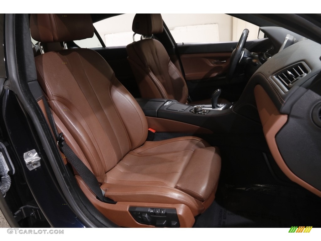 2014 6 Series 650i xDrive Gran Coupe - Carbon Black Metallic / Cinnamon Brown photo #19