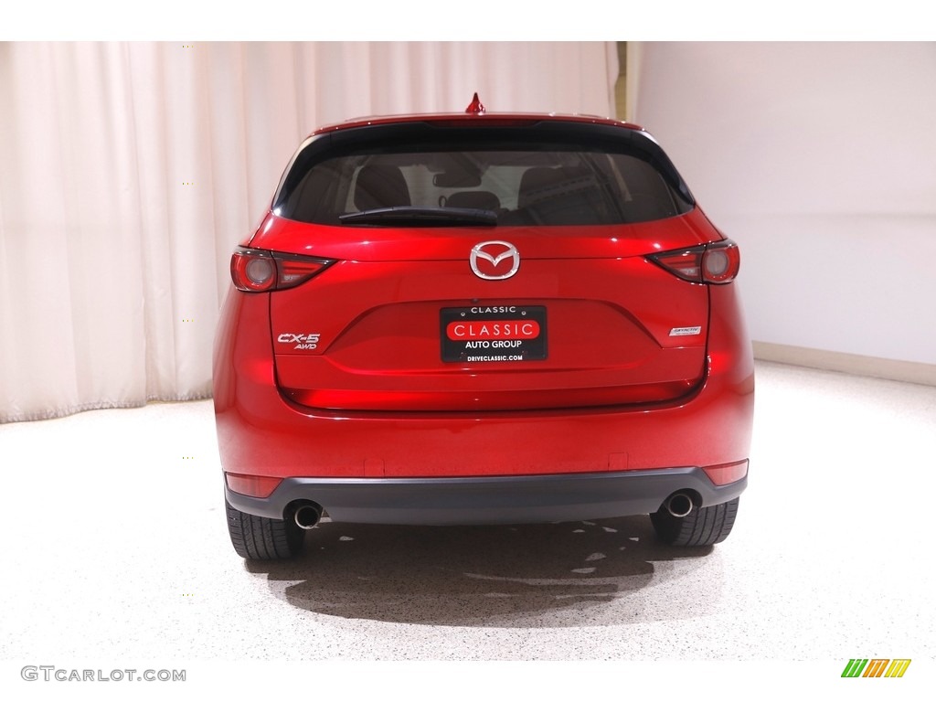 2017 CX-5 Grand Touring AWD - Soul Red Metallic / Black photo #19