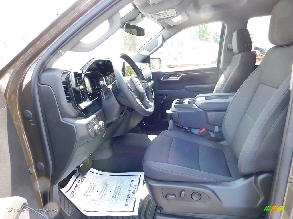 Jet Black Interior 2023 Chevrolet Silverado 1500 LT Double Cab 4x4 Photo #146073852