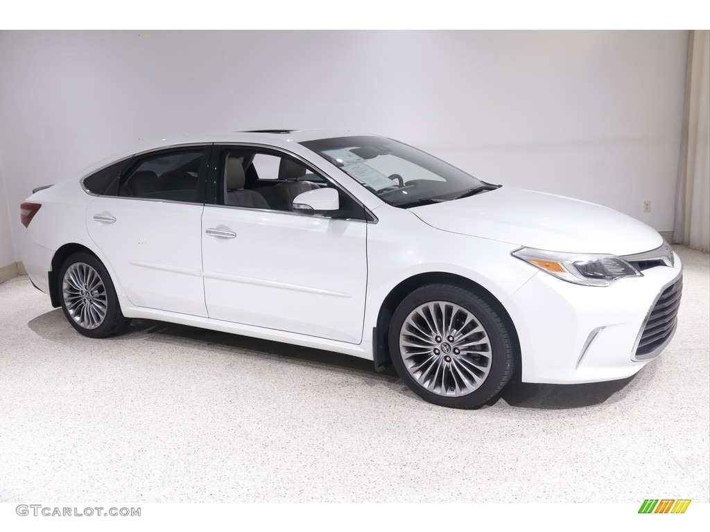2017 Avalon Limited - Blizzard Pearl White / Light Gray photo #1