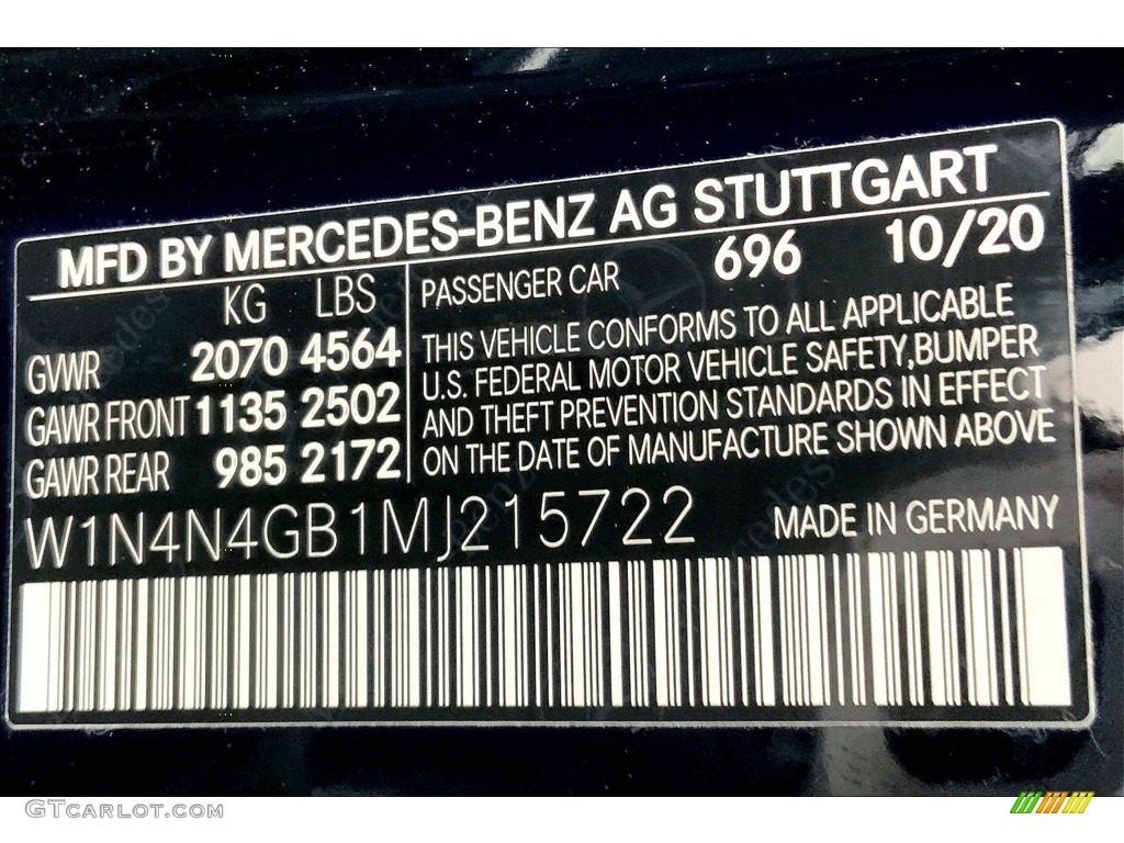 2021 GLA 250 - Cosmos Black Metallic / Black photo #33