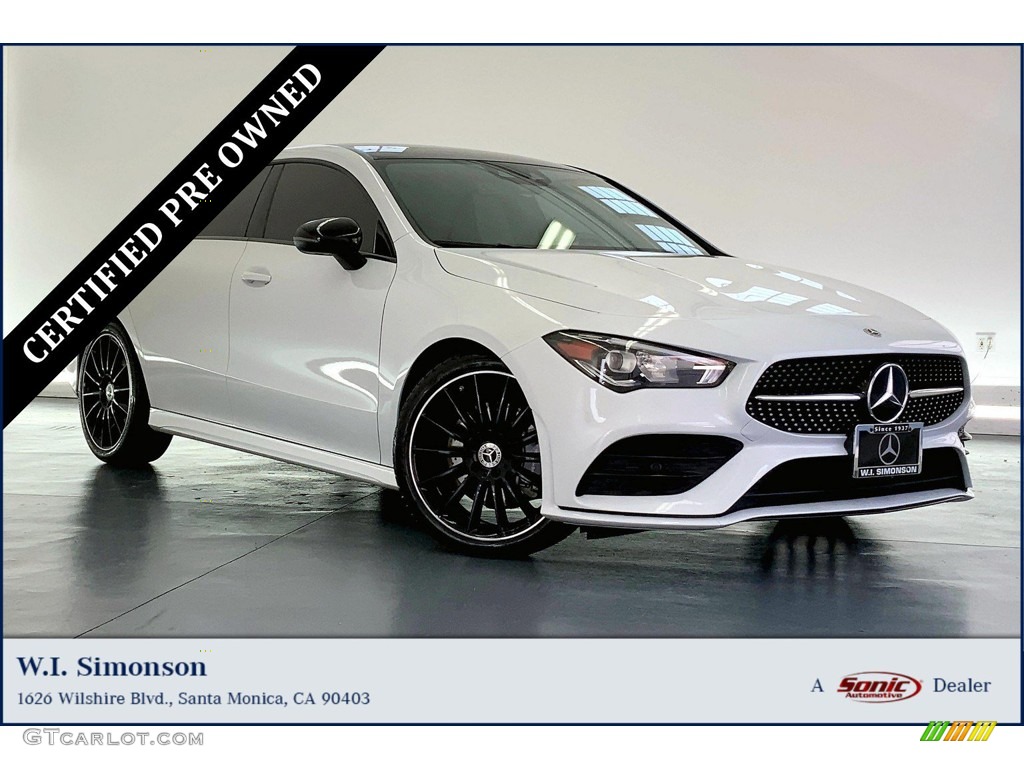 2020 CLA 250 Coupe - Polar White / Black photo #1
