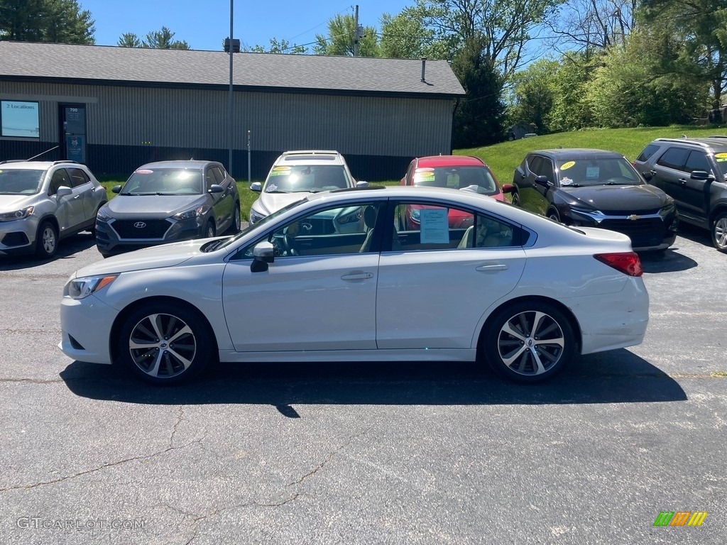 Crystal White Pearl Subaru Legacy