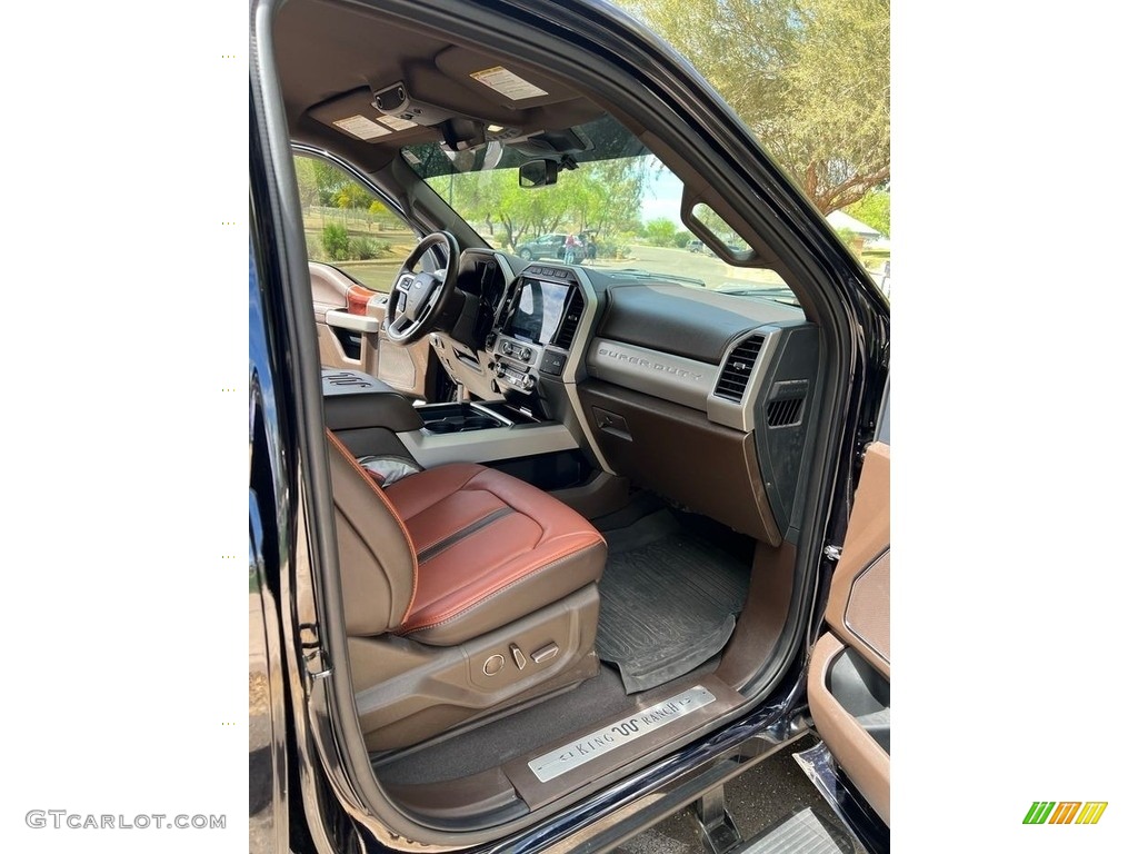 2022 F350 Super Duty King Ranch Crew Cab 4x4 - Antimatter Blue / Kingsville Antique/Java photo #6