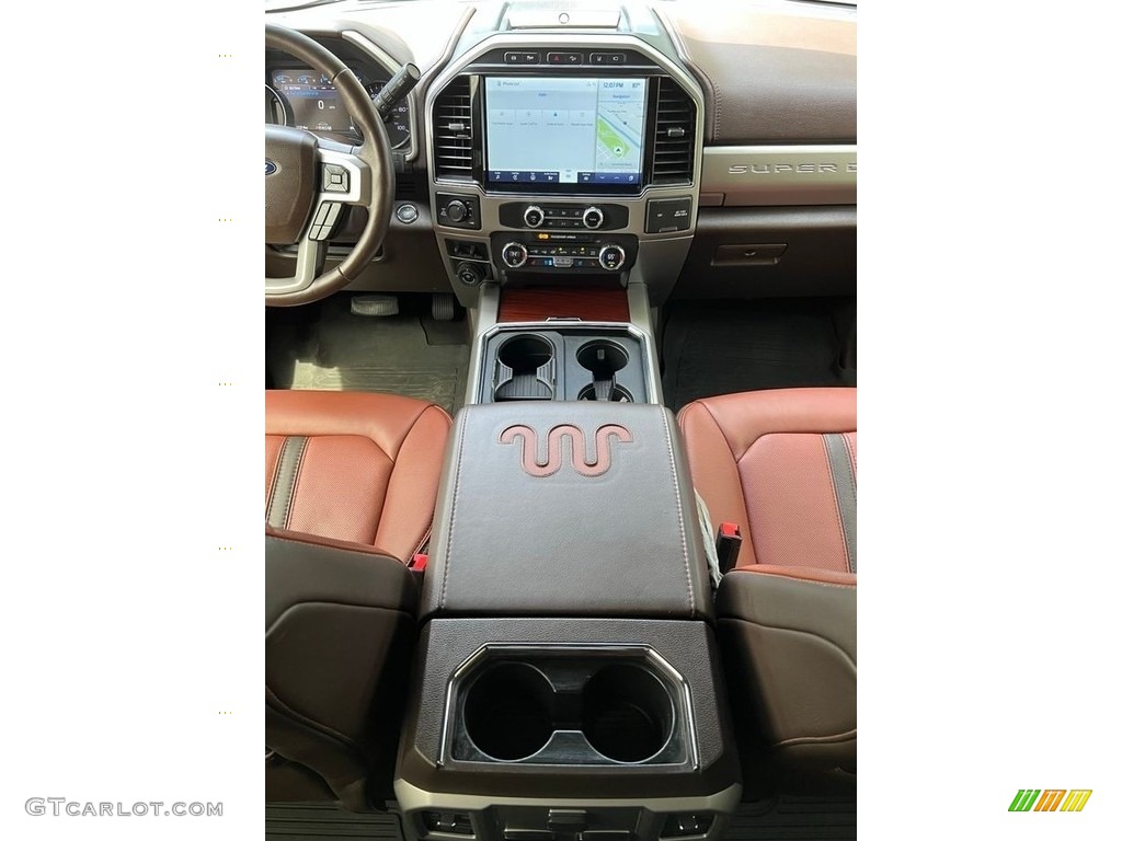 2022 F350 Super Duty King Ranch Crew Cab 4x4 - Antimatter Blue / Kingsville Antique/Java photo #7