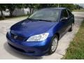 2004 Fiji Blue Pearl Honda Civic LX Coupe  photo #28