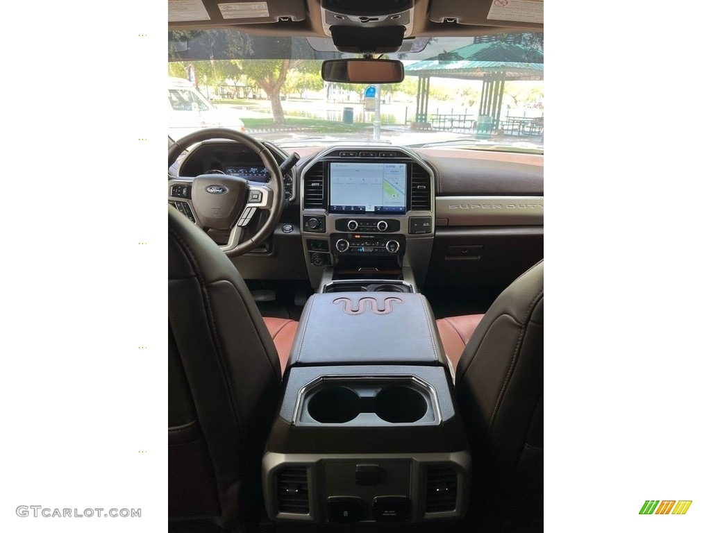 2022 F350 Super Duty King Ranch Crew Cab 4x4 - Antimatter Blue / Kingsville Antique/Java photo #9