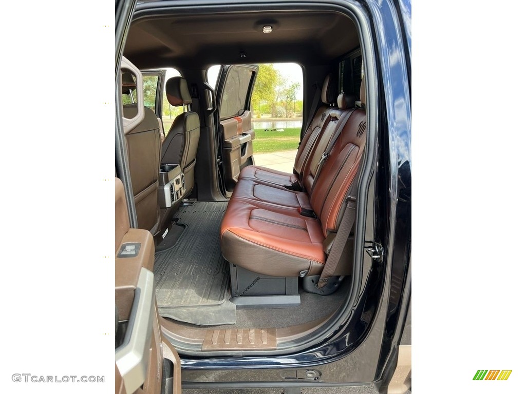 2022 Ford F350 Super Duty King Ranch Crew Cab 4x4 Rear Seat Photo #146075334