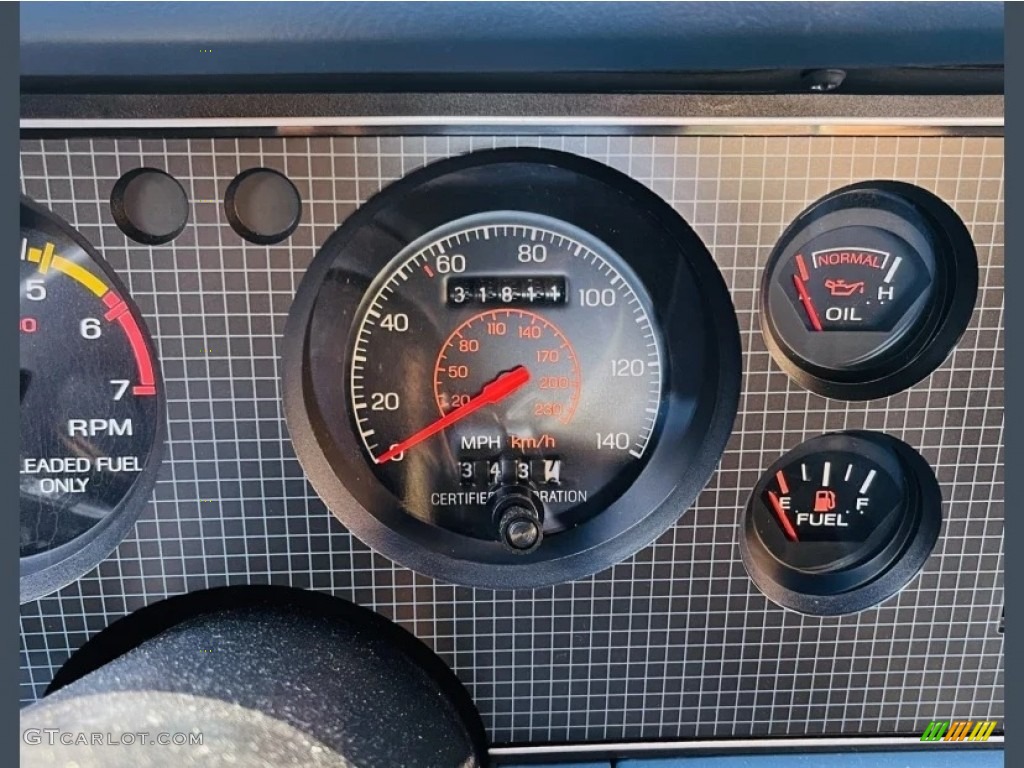 1986 Ford Mustang LX Coupe Gauges Photo #146075973