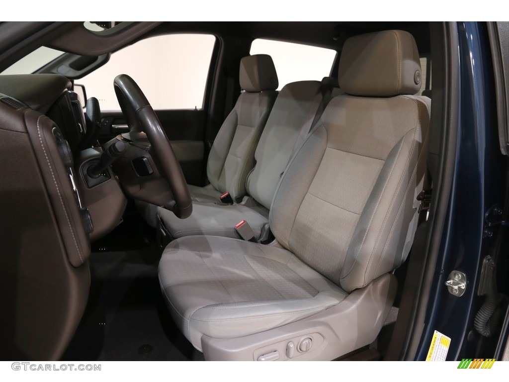 Gideon/Very Dark Atmosphere Interior 2021 Chevrolet Silverado 1500 LT Crew Cab 4x4 Photo #146076225