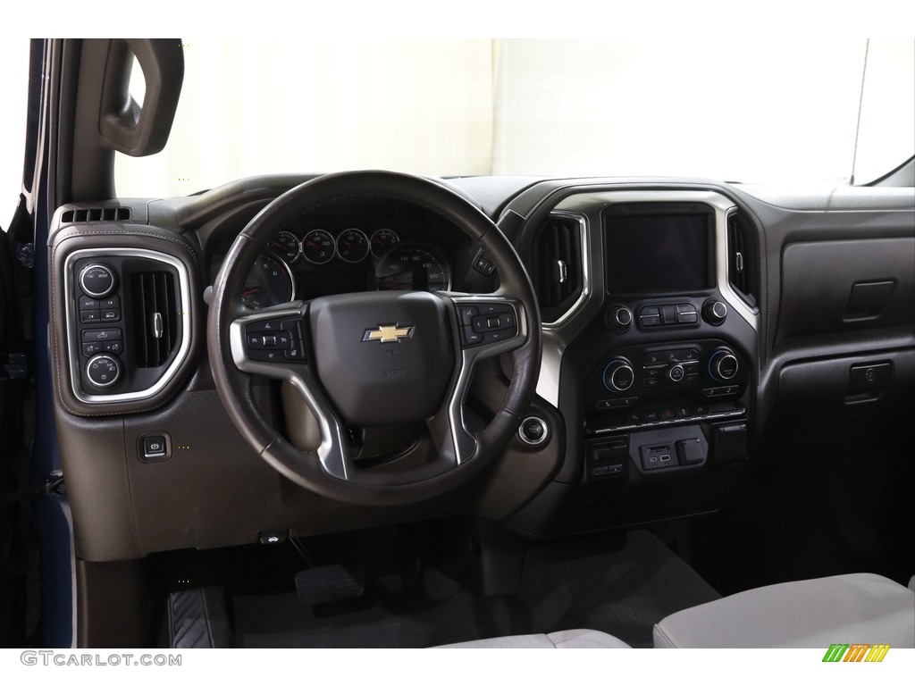 2021 Silverado 1500 LT Crew Cab 4x4 - Northsky Blue Metallic / Gideon/Very Dark Atmosphere photo #6