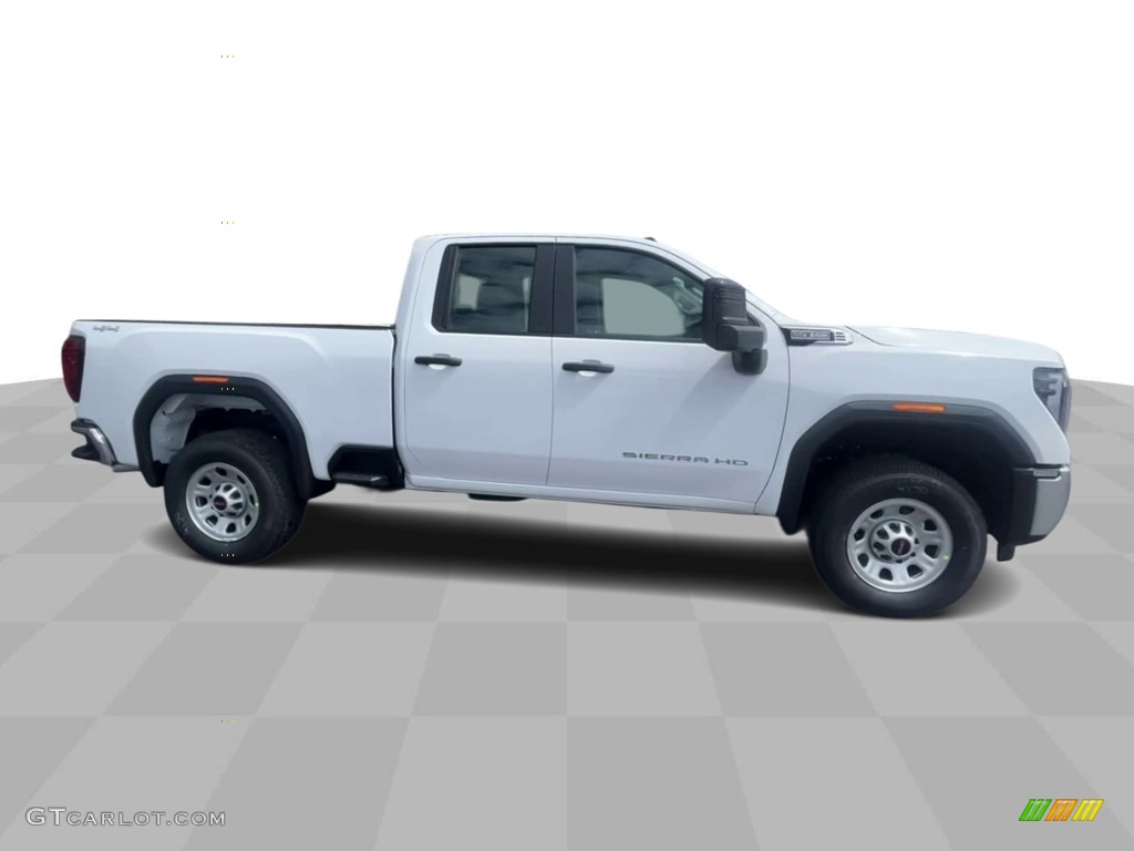 2024 Sierra 2500HD Pro Double Cab 4WD - Summit White / Jet Black photo #9