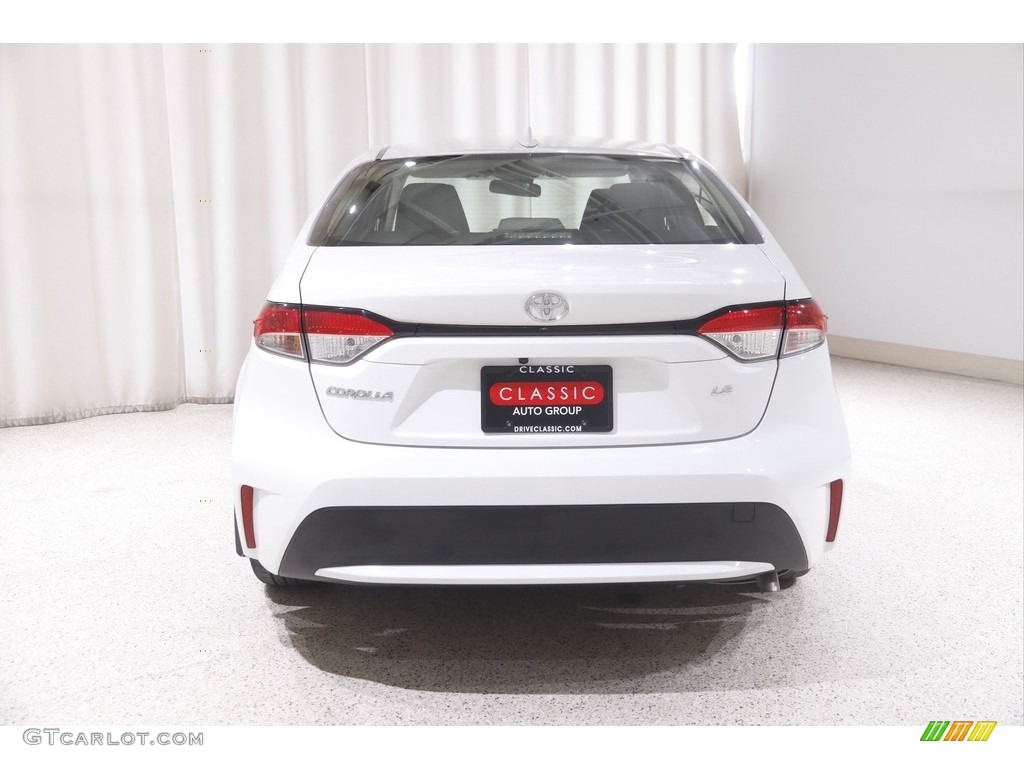 2020 Corolla LE - Super White / Light Gray photo #16