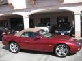 2004 Radiance Red Metallic Jaguar XK XK8 Convertible  photo #2