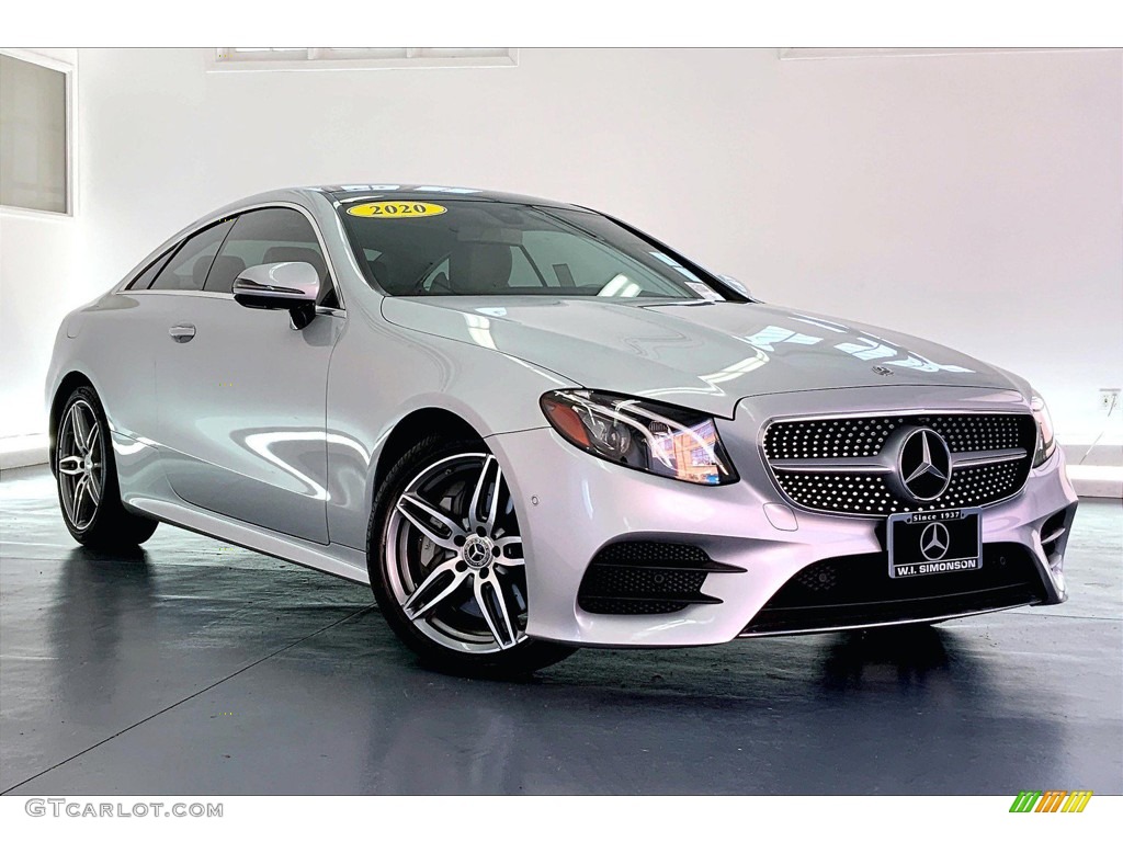 2020 E 450 Coupe - Iridium Silver Metallic / Macchiato Beige/Black photo #34