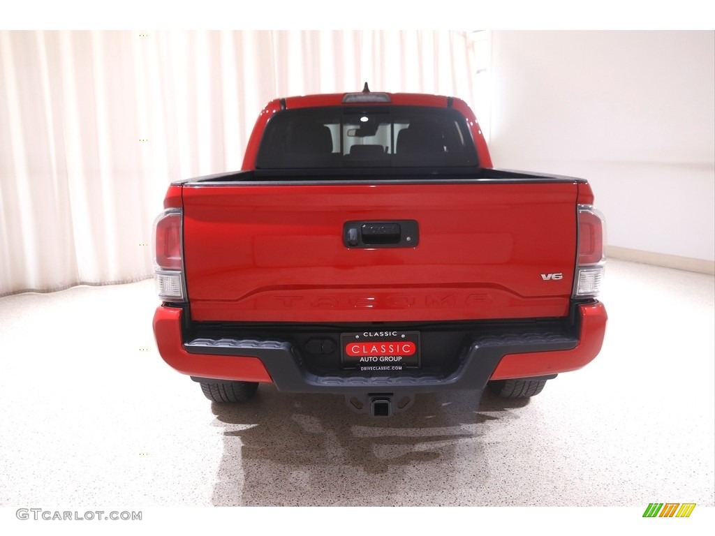 2020 Tacoma TRD Sport Double Cab 4x4 - Barcelona Red Metallic / Cement photo #17
