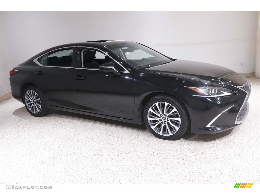 2021 ES 250 AWD - Obsidian / Black photo #1