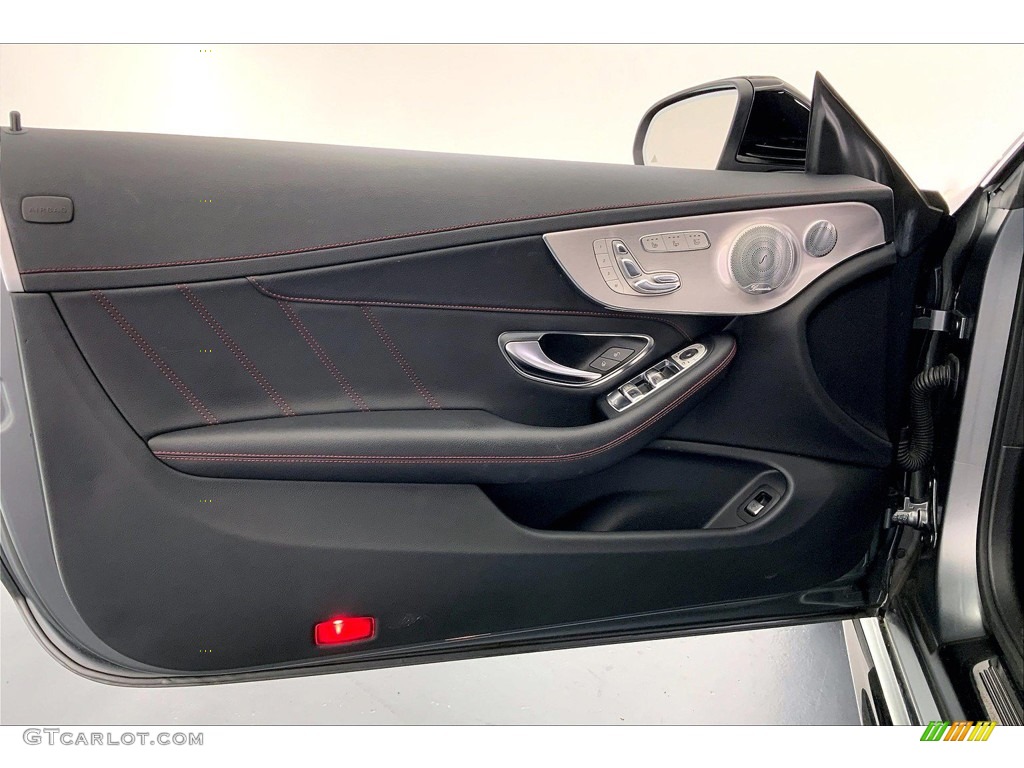 2019 Mercedes-Benz C 43 AMG 4Matic Cabriolet Black Door Panel Photo #146077389