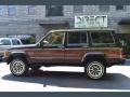 1985 Dark Brown Metallic Jeep Wagoneer Limited 4x4  photo #34