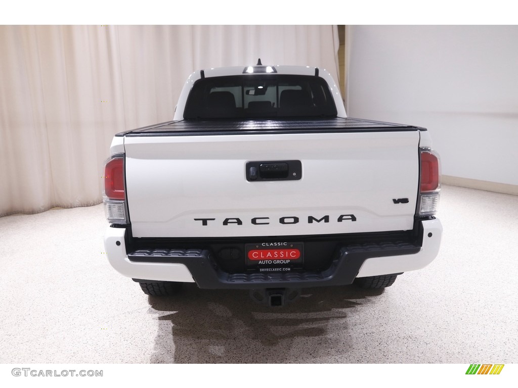 2021 Tacoma SR5 Double Cab 4x4 - Super White / Cement photo #17