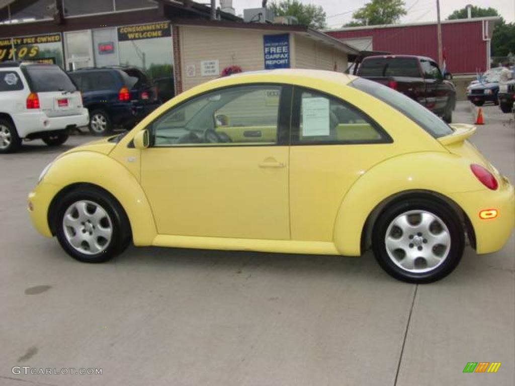 2003 New Beetle GLS Coupe - Sunflower Yellow / Grey photo #1