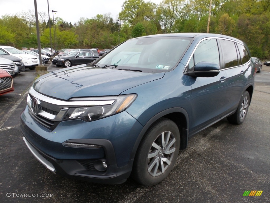 2020 Pilot EX AWD - Steel Sapphire Metallic / Gray photo #1