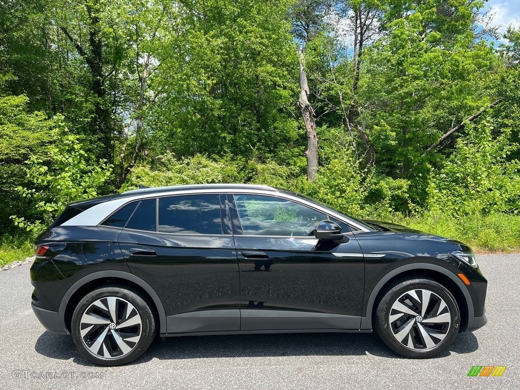 Mythos Black Metallic 2021 Volkswagen ID.4 Pro S AWD Exterior Photo #146080266