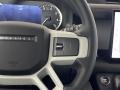 Ebony 2023 Land Rover Defender 110 SE Steering Wheel