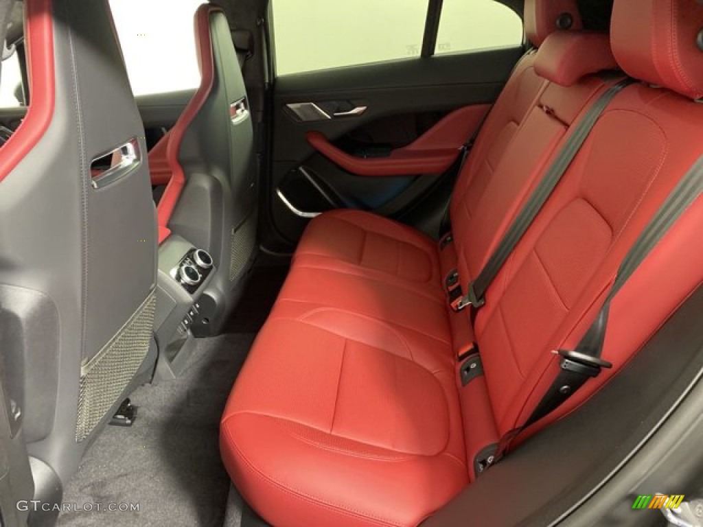 2023 I-PACE HSE AWD - Santorini Black Metallic / Mars Red/Flame Red Stitching photo #5