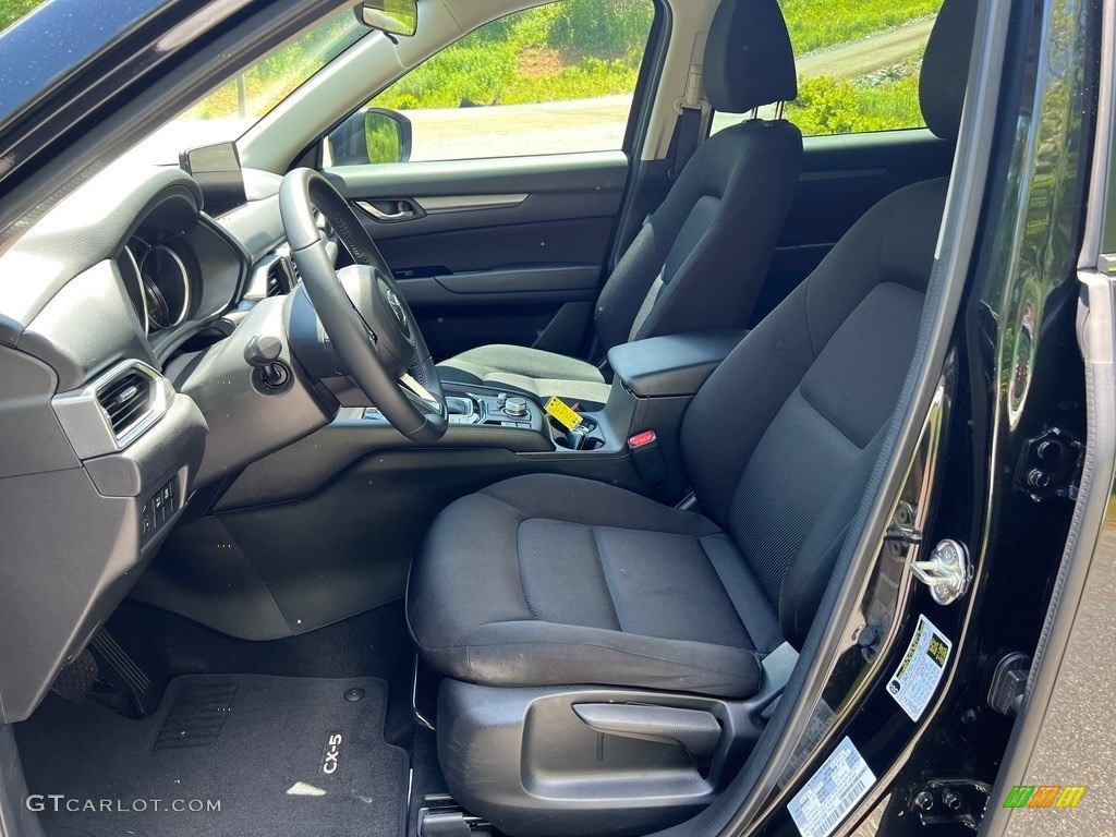 Black Interior 2021 Mazda CX-5 Sport Photo #146081076