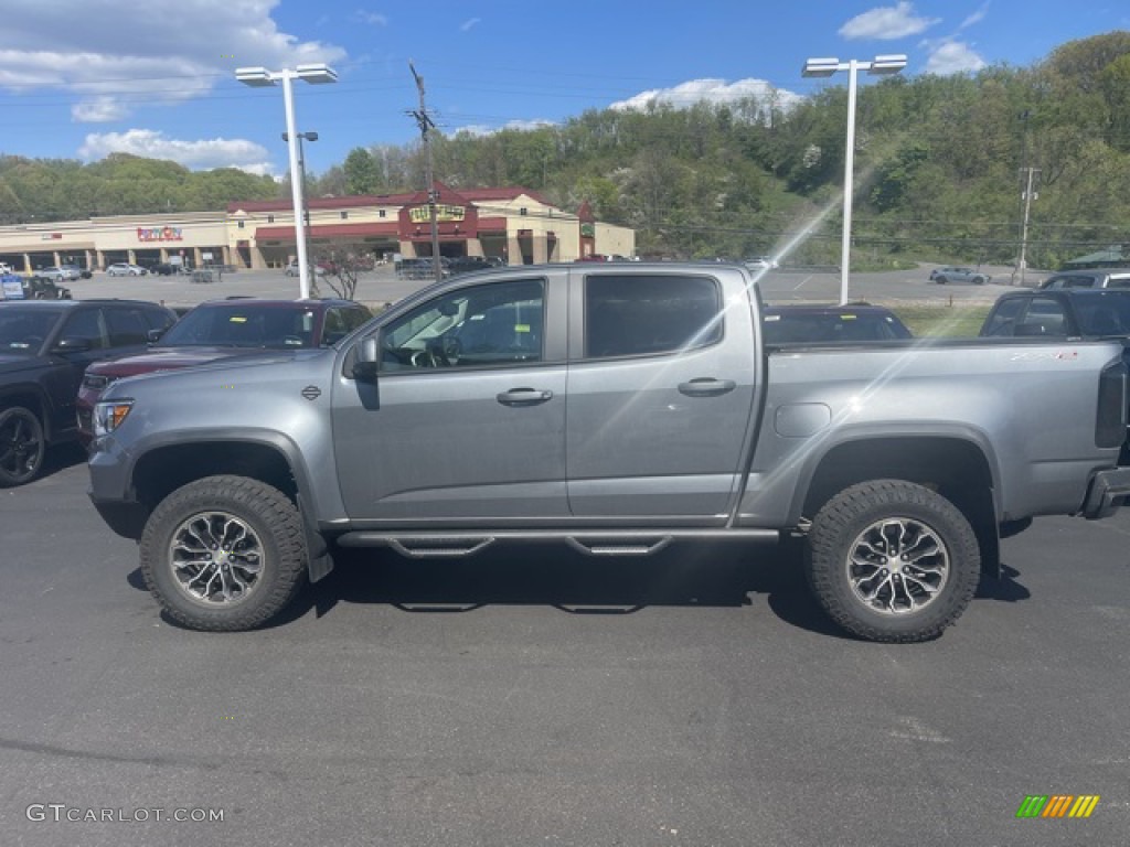 Satin Steel Metallic 2022 Chevrolet Colorado ZR2 Crew Cab 4x4 Exterior Photo #146081835