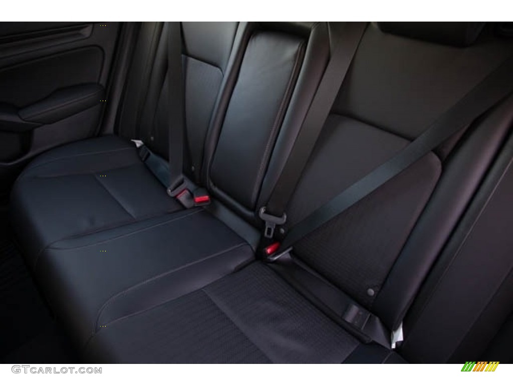 Black Interior 2023 Honda Civic EX-L Hatchback Photo #146083621