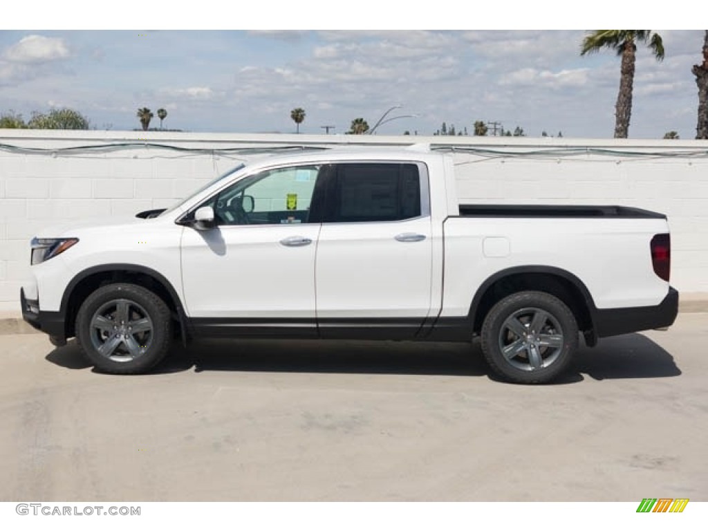 Platinum White Pearl 2023 Honda Ridgeline RTL-E AWD Exterior Photo #146084304
