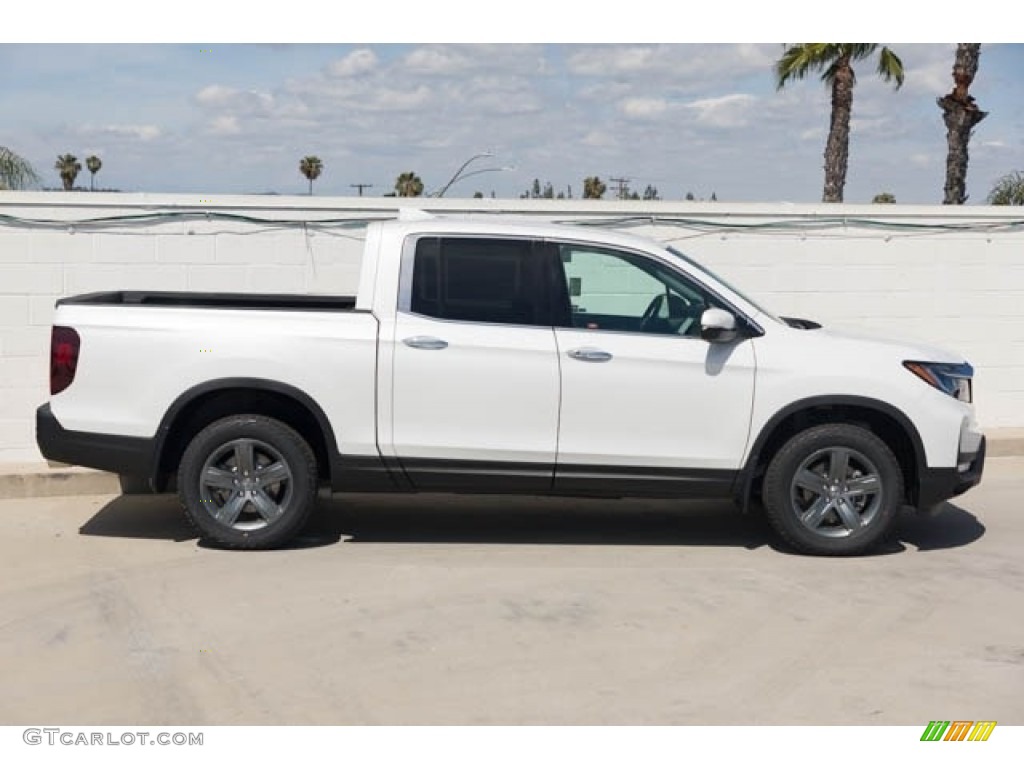 Platinum White Pearl 2023 Honda Ridgeline RTL-E AWD Exterior Photo #146084353