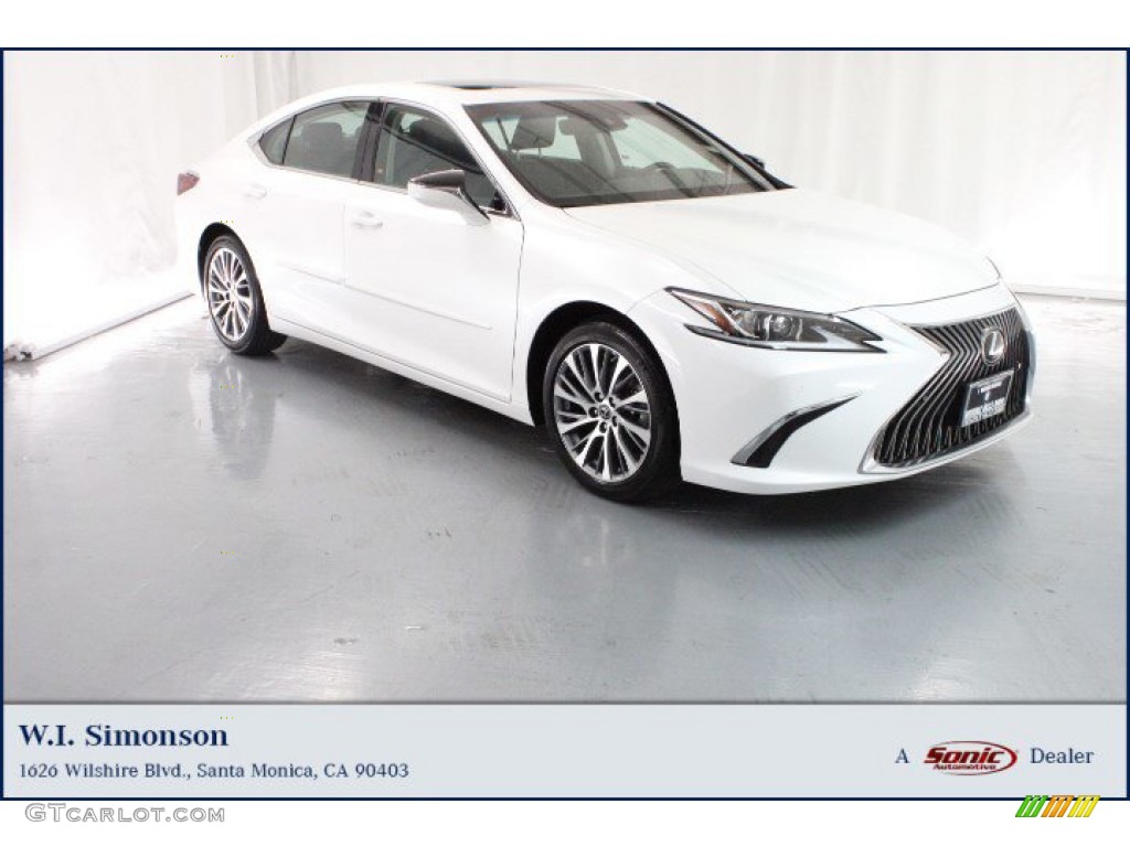 2020 ES 350 - Eminent White Pearl / Black photo #1