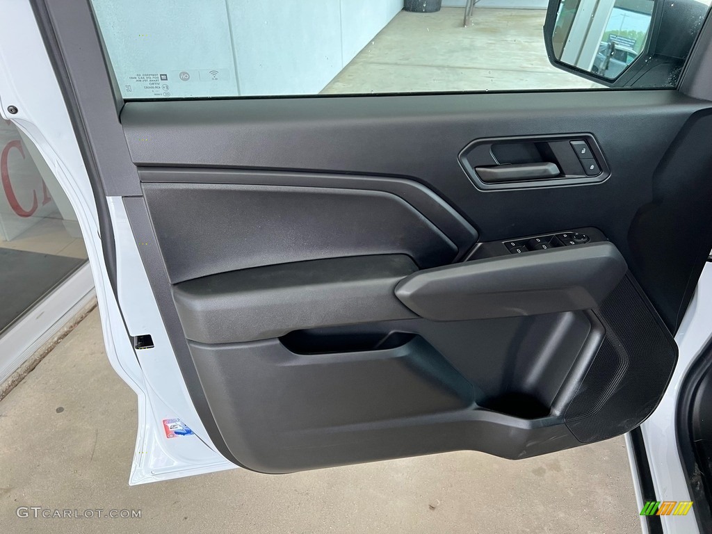 2023 Chevrolet Colorado Work Truck Crew Cab Jet Black Door Panel Photo #146085210