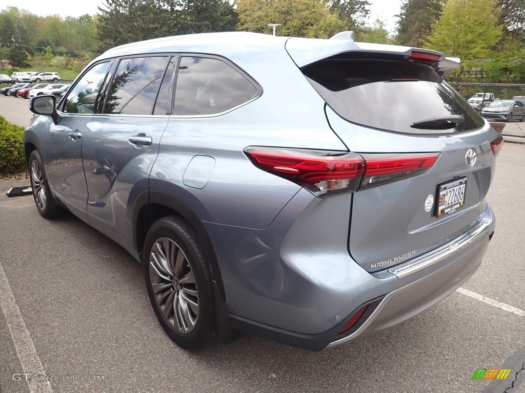 2021 Highlander Platinum AWD - Celestial Silver Metallic / Black photo #4