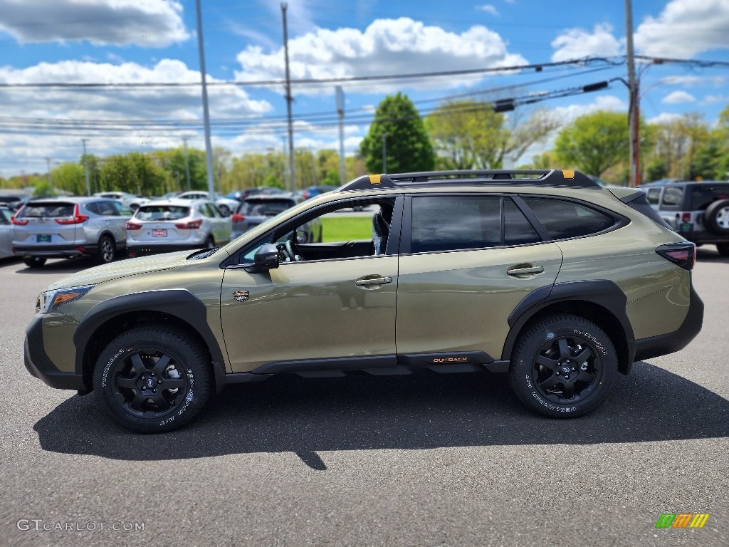 Autumn Green Metallic 2023 Subaru Outback Wilderness Exterior Photo #146085430