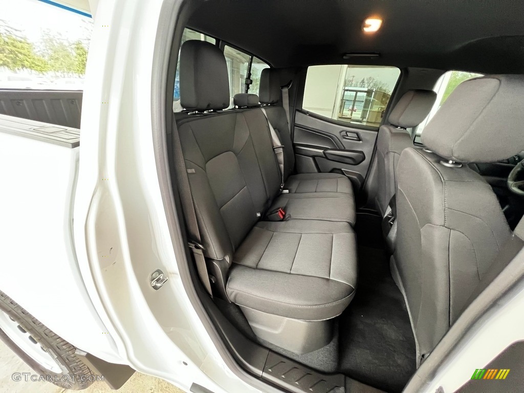 Jet Black Interior 2023 Chevrolet Colorado Work Truck Crew Cab Photo #146085464