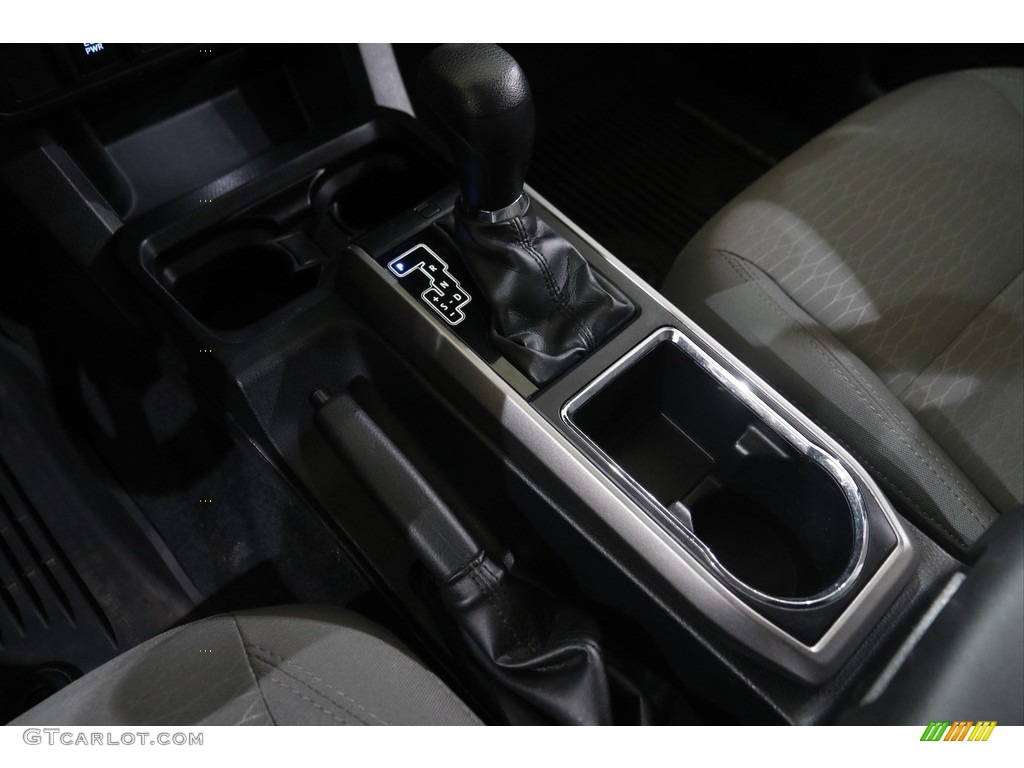 2018 Tacoma SR5 Double Cab 4x4 - Midnight Black Metallic / Cement Gray photo #15