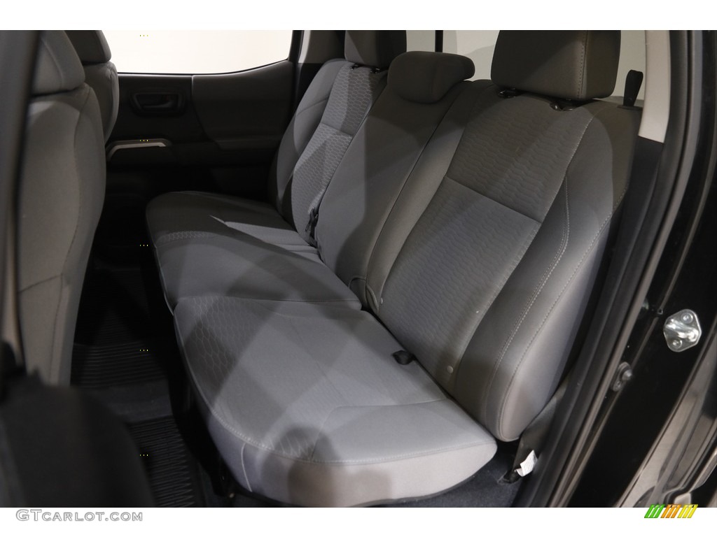 2018 Tacoma SR5 Double Cab 4x4 - Midnight Black Metallic / Cement Gray photo #18