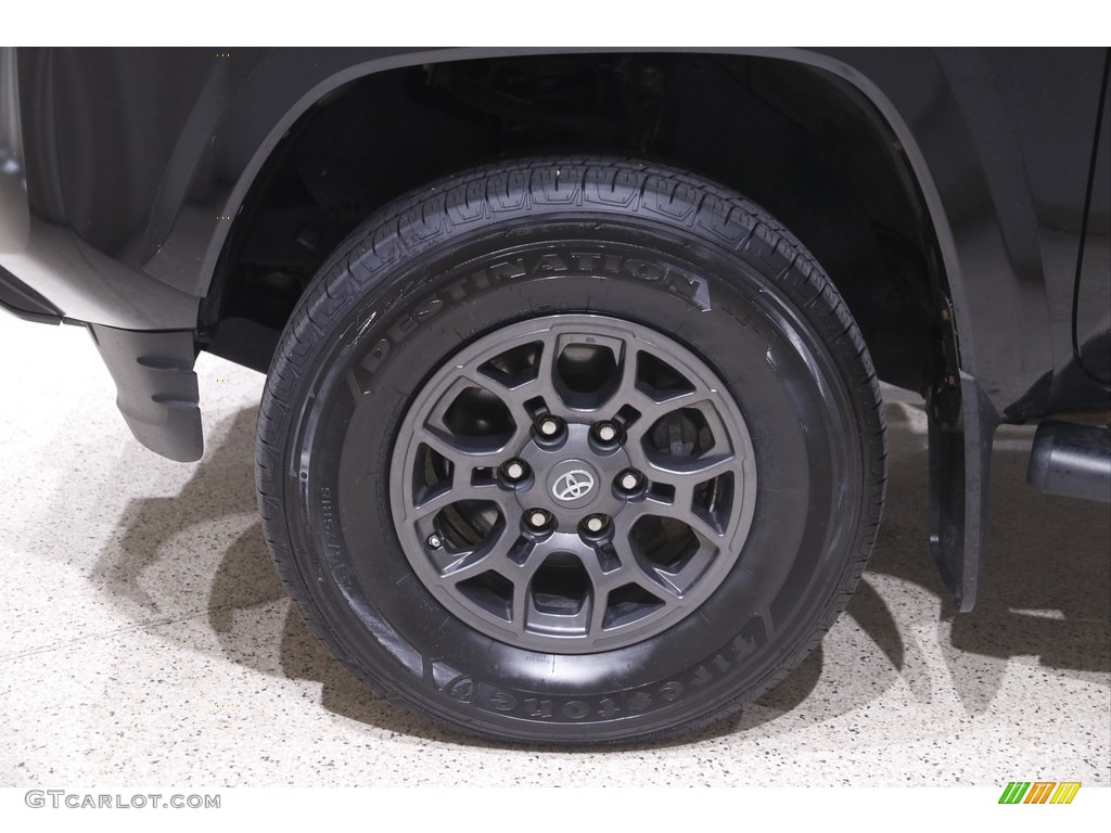 2018 Tacoma SR5 Double Cab 4x4 - Midnight Black Metallic / Cement Gray photo #21