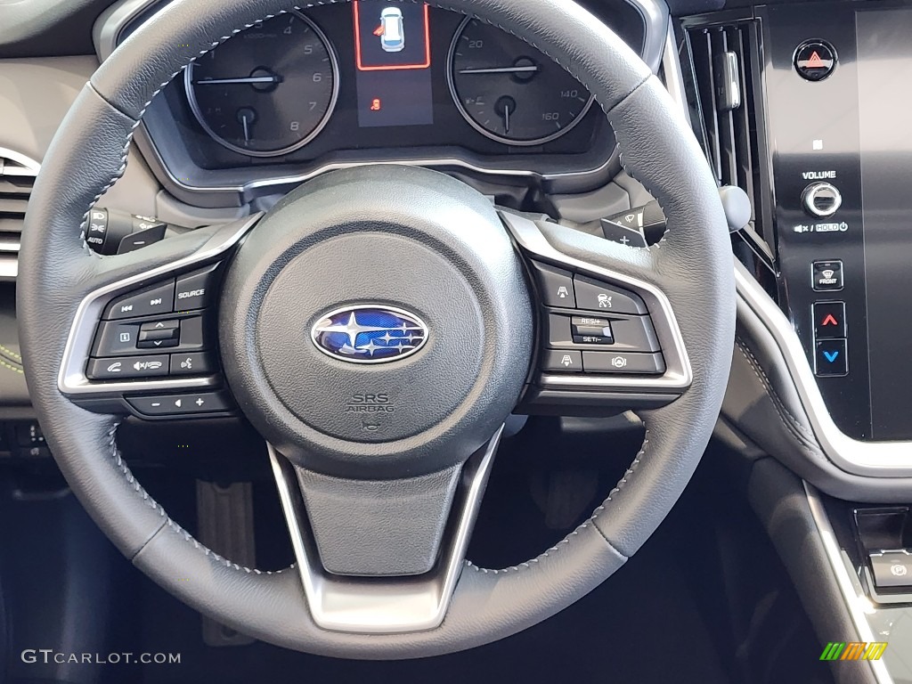 2023 Subaru Outback Onyx Edition XT Slate Black Steering Wheel Photo #146086084
