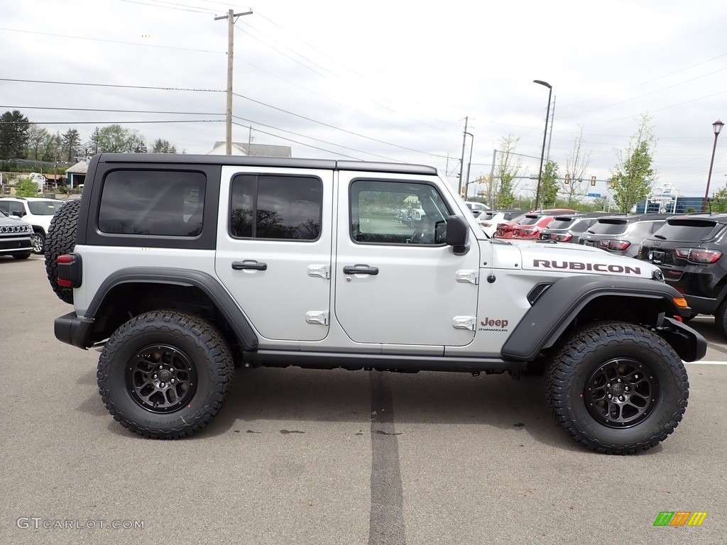 Silver Zynith 2023 Jeep Wrangler Unlimited Rubicon 4x4 Exterior Photo #146086226