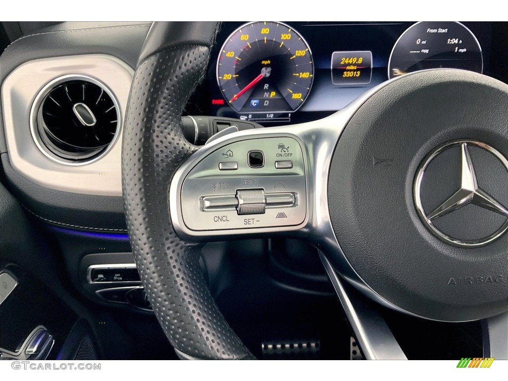 2021 Mercedes-Benz G 550 Black Steering Wheel Photo #146086330