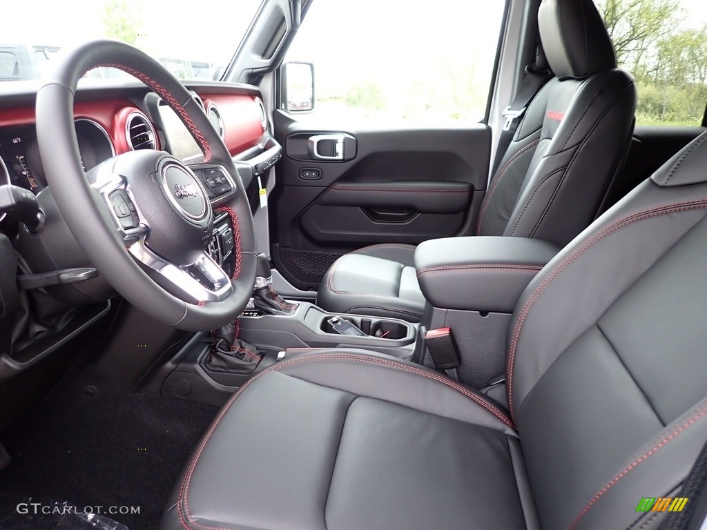 Black Interior 2023 Jeep Wrangler Unlimited Rubicon 4x4 Photo #146086390
