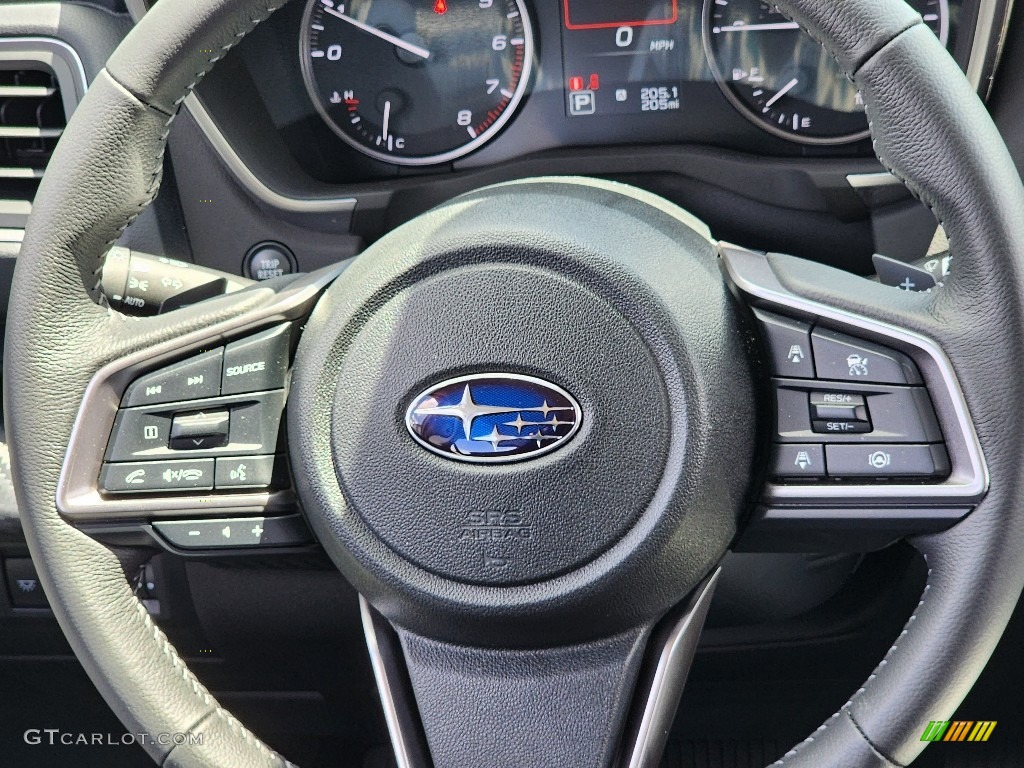 2023 Subaru Ascent Premium Slate Black Steering Wheel Photo #146086651