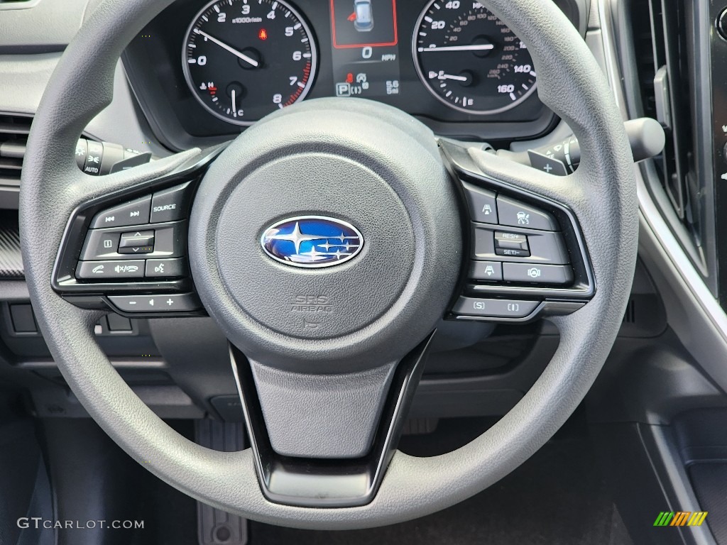 2024 Subaru Crosstrek Premium Gray Steering Wheel Photo #146087085