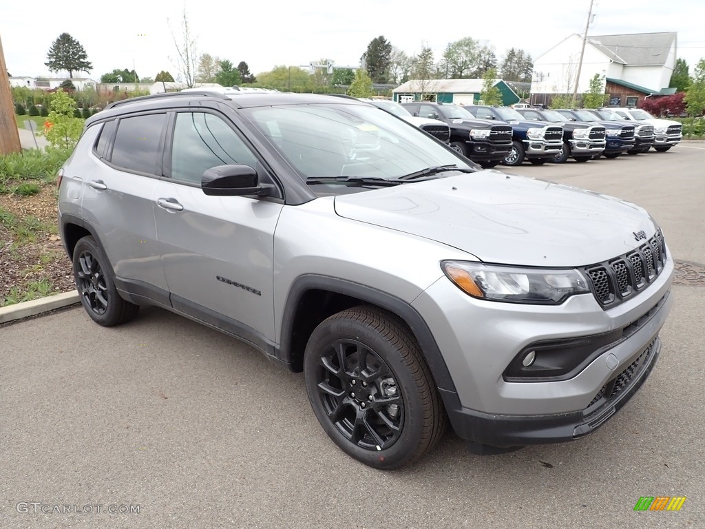 Billet Silver Metallic 2023 Jeep Compass Altitude 4x4 Exterior Photo #146087134