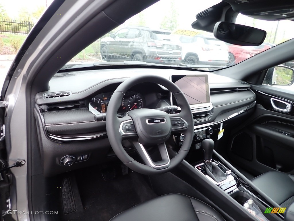 Black Interior 2023 Jeep Compass Altitude 4x4 Photo #146087262